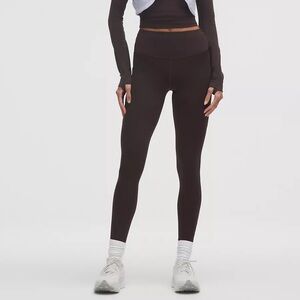 Lululemon fast and Free HR Thermal Tight 25” Lululemon Leggings size 8